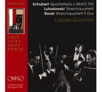 Various Composers Quartettsatz/streichquartett (Lasalle Quartett) (CD) Album