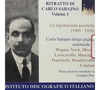 Various Composers Ritratto Di Carlo Sabajno - Volume 1 (CD) Album