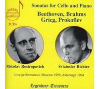Various Composers Sonatas for Cello and Piano (Richter) (CD) Album