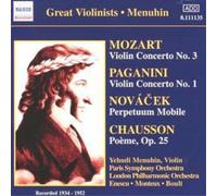 Various Composers Violin Concertos (Menuhin, Paris So, Lpo, Enescu) (CD) Album