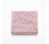 various Coperta per neonati personalizzata con il tuo nome ricamato, coperta a copito (rosa)