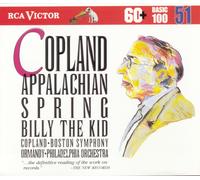 Various Copland: Billy the Kid / Appalachian Spring RCA Victor Basic 100, V (CD)