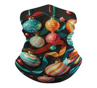 Various Decorations for Christmas Passamontagna Traspirante Ghetta da Collo Antivento Headwrap per Campeggio Yoga Adulto 25X50Cm