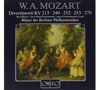 Various Divertimenti for 6 Winds Kv213, 240, 252, 253, 270 (CD) Album