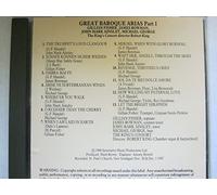 Various - Great Baroque Arias