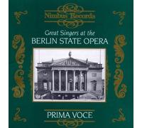 VARIOUS Great Singers at the Berlin State Opera (CD) Album