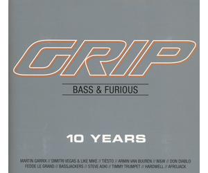 Various Grip Bass & Furious 10 Years (CD)