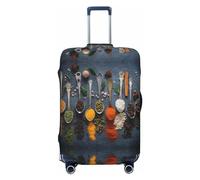 Various Herbs - Coperture elastiche per bagagli da viaggio, 45-81 cm, Nero , x-large