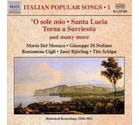 Various Italian Popular Songs Vol. 1: O Sole Mio/santa Lucia (CD) Album