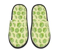 Various Lemons Print Pantofole Leggero Pantofole Da Casa Comode Ciabatte Da Viaggio Per Ospiti Invernali Sauna L