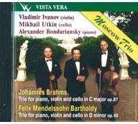 Various - Moscow Trio: Vladimir Ivanov, violin Mikhail Utkin, cello Alexander Bonduriansky, piano. Mendelssohn