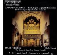 Various Organs Across the Baltic (Bondeman, Forsman) (CD) Album