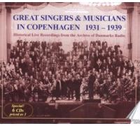 Various Performers Great Singers & Musicians in Copenhagen 1931-1939 (CD)