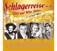 Various Schlagerreise in die 30er & 40er Jahre - 100 Originalaufnahmen (CD)