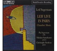Various Segerstam/leif Live in Paris (CD) Album