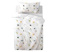 various Set copripiumino reversibile 60 x 120 cm, 100% cotone, con copripiumino e federa, Set copripiumino 90 x 120 cm con federa 60 x 40 cm (farm)