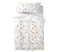 various Set copripiumino reversibile 60 x 120 cm, 100% cotone, con copripiumino e una federa, set copripiumino 100 x 135 cm con federa 60 x 40 cm (party)