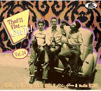 Various - That'll Flat Git It! - Vol.34 - Rockabilly And Rock 'n' Roll From The Vaults Of Blue Moon & Bella Records (CD)