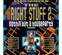 VARIOUS - THE RIGHT STUFF 2[NOTHIN BUT A HOUSE PARTY VINYL DOUBLE LP COMPILATION 1990