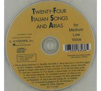Various - Twenty-Four Italian Songs And Arias Of The 17th And 18th Centuries - Medium Low Voice (CD). For Voce, Accompagnamento di Pianoforte