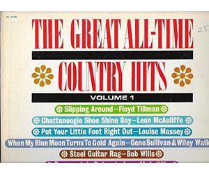 VARIOUS - VARIOUS - great all-time country hits,vol. 1 HARMONY 7292 (LP vinyl record)