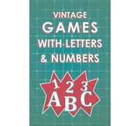Various Vintage Games with Letters and Numbers (Tascabile)