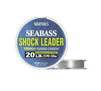 VARIVAS Sea Bass SHOCK LEADER PREMIUM FLUORO CARBON 30m #Natural