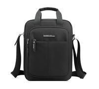 VARLIVOO Borsello Uomo Tracolla Borsa a Spalla Borsa a Tracolla Mini Borsa Messenger Casuale Borsa Crossbody per Viaggio Lavoro Ciclismo Scuola Impermeabile Poliestere Borsetta Nero