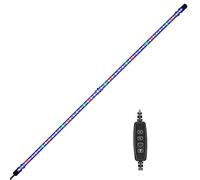 VARMHUS LED Acquario con Timer,Lampada Acquario con 3 modalità di luce dimmebili e perle di lampada a 4 colori, 10 livelli di luminosità,Luce Acquario Impermeabile (112cm&Timing-Dimmen)