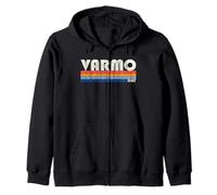 Varmo, Italia Retro Anni '70 Anni '80 Style Felpa con Cappuccio
