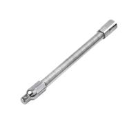 VARNOK Barra di prolunga for albero flessibile 1/3 pezzi | Asta di collegamento chiave elettrica pieghevole for chiave a tubo pieghevole da 3/8" 1/4" 1/2"(Silver Middle)