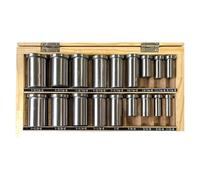 VARNOK Broccia per chiavetta 1PC 1/2B 1-1/16C Boccola Tipo B/Tipo C for broccia for chiavette con in Pollici(1-3-16C 34.75x63mm)