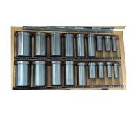VARNOK Broccia per chiavetta Boccola Tipo C for brocce con sede for chiavetta con in Pollici(1-1-16C 31.55x63mm)