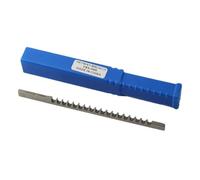 VARNOK Broccia per chiavetta Broccia for chiavetta a Spinta da 1/8 A, in Pollici, in Acciaio rapido HSS, utensile da Taglio for brocciatrice CNC, Lavorazione dei Metalli