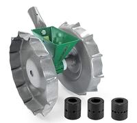 Varomorus Semina di precisione: fioriera in metallo resistente per semina efficiente da giardino, ideale per verdure, barbabietole, carote, cipolle, per giardini, serre, campi aperti, senza manico