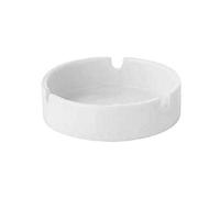 Varotto & Co. Set 6 Pezzi Posacenere Tondo in Porcellana Bianca con 3 Punti Appoggio cod.HT00091LU cm 3h diam.8