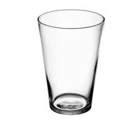 Varotto Vaso conico decorativo - Vetro trasparente H20 D14 cm