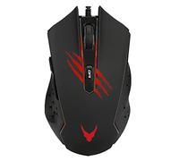 Varr VGM-B04 1200-1800-2400-3600 DPI 6 BUTTTONS RGB Rival Black Gaming Mouse