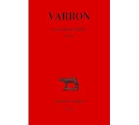Varron: La Langue Latine. Tome VI : Livre X: Tome 6, Livre X
