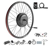 Varstrom 48V 1000W Kit Conversione Bici Elettrica Motore Mozzo Anteriore, Kit Ebike 1000W 27,5", Motore Senza Spazzole Senza Ingranaggio con DZ40 Display per Freni Disco MTB CTB