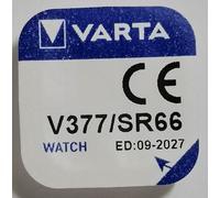 Varta 00377101401 Silver-Oxide 1.55V non-rechargeable battery - non-rechargeable batteries (Silver-Oxide, Button/coin, 1.55 V, 1 pc(s), 24 mAh, Metallic)