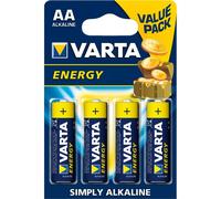 Energy AA Batteria monouso Stilo AA Alcalino Batteria monouso, Stilo AA, Alcalino, 1,5 V, 4 pz, 50,5 mm