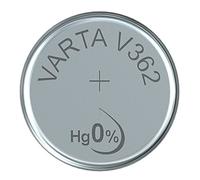 VARTA 14501362 - Batteria a bottone V362 da 1,5 Volt, capacità 21 mAh, sistema chimico Ossido d'argento, per dispositivi elettronici quotidiani per garantire un'alimentazione ottimale