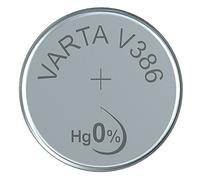 VARTA 14501386 - Batteria a bottone V386 da 1,5 Volt, capacità 105 mAh, sistema chimico Ossido d'argento, per dispositivi elettronici quotidiani per garantire un'alimentazione ottimale