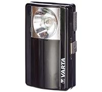VAR PALM 4,5 - Lampada alogena a mano Palm Light, 15 lm, nera, 1 da 4,5 V