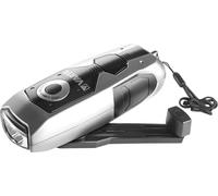 VAR LED DYNAMO - Torcia a LED Dynamo Light, 28 lm, argento/grigio, batterie ioni