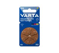 Varta 312 Batteria monouso PR41 Zinco-aria 1,45 V 6 pz Hg 24607101416