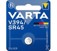 VARTA 394101111 - Batteria a Bottone V394/ SR45, Specialisitica, Ossido D'argento, 1,55 Volts, Diametro 9,5 mm, Altezza 3,6, Confezione 1 Pila, 67 mAh