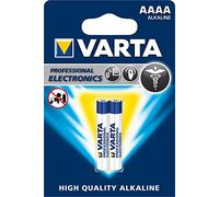 Varta 4061101402 - Pack di 2 batterie alcaline, AAAA, 1.5 V, colore: argento