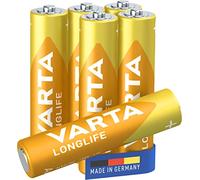 Varta Batteria Longlife Ministilo AAA Alcalina Blister 6 Pezzi